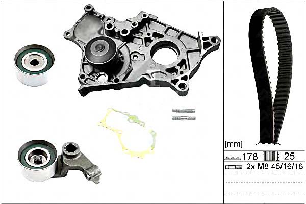 Sada Rozvodového Řemene Čerpadlo Ina WPK169901 32729 Kp