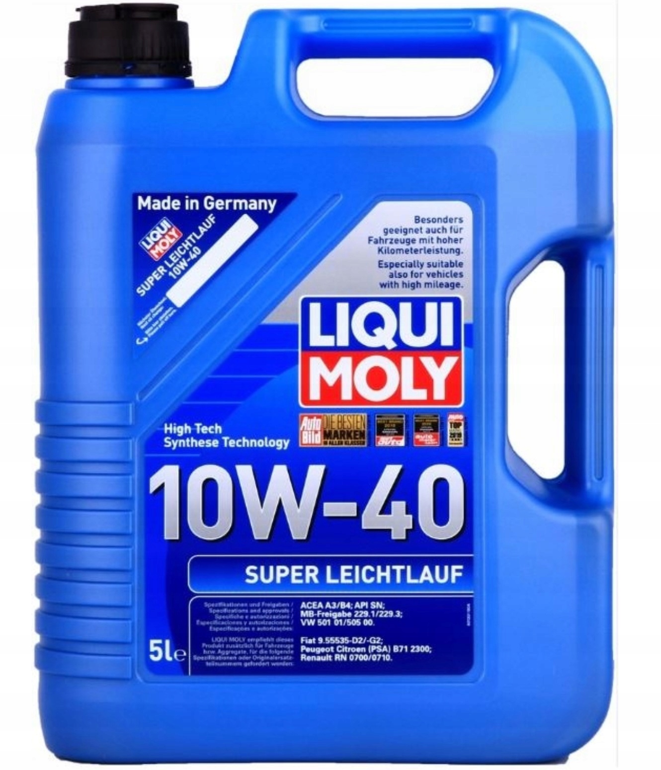 Motorový olej Liqui Moly Leichtlauf 10W-40 5L