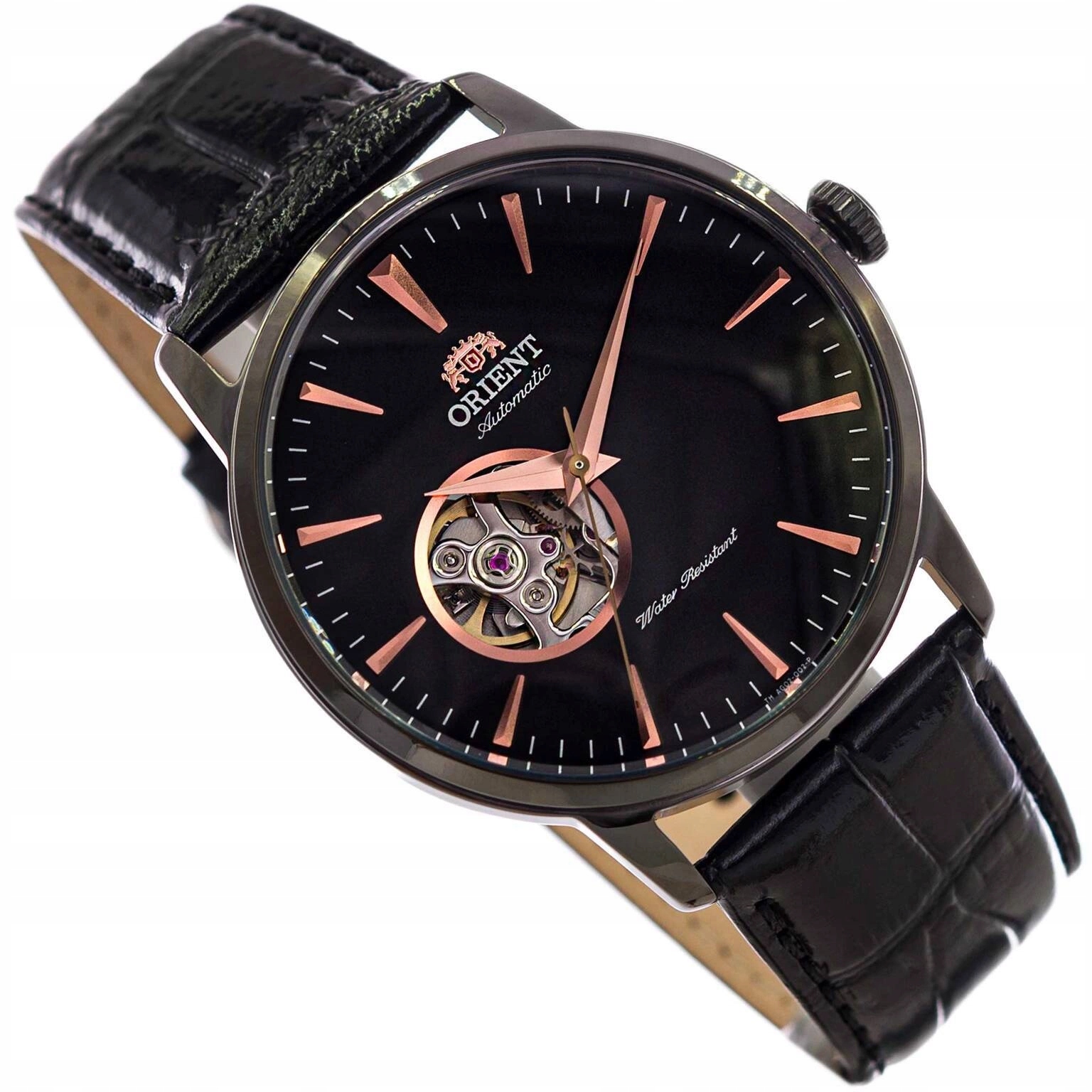 Pánské Hodinky Orient TAG02001B0 Esteem II Open Heart Automatic Černé 50 M