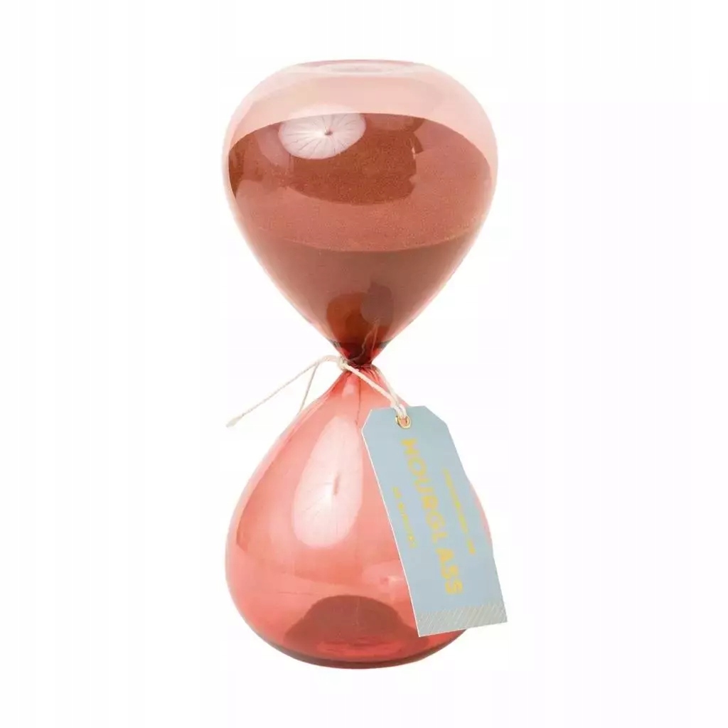 Klepsydra Stolová Terracota Ombre 60 Minút Časovač Dekorácia Domu