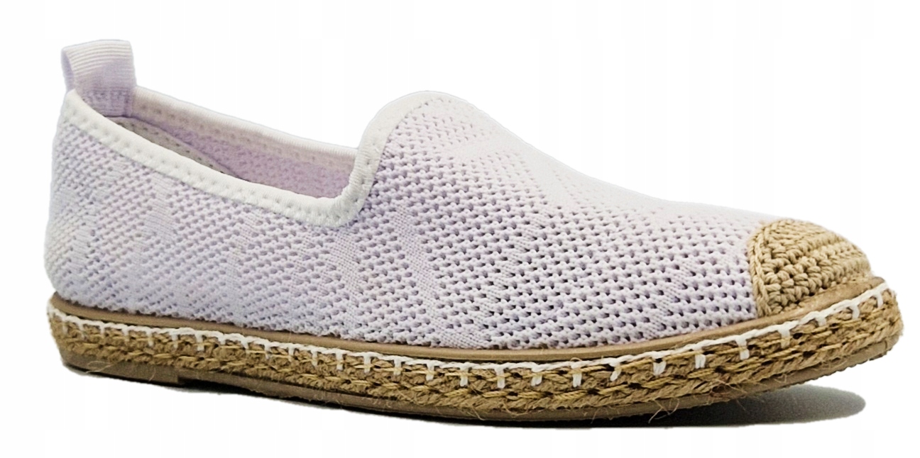 

Espadryle Damskie Buty Ażurowe Lekkie Białe 41