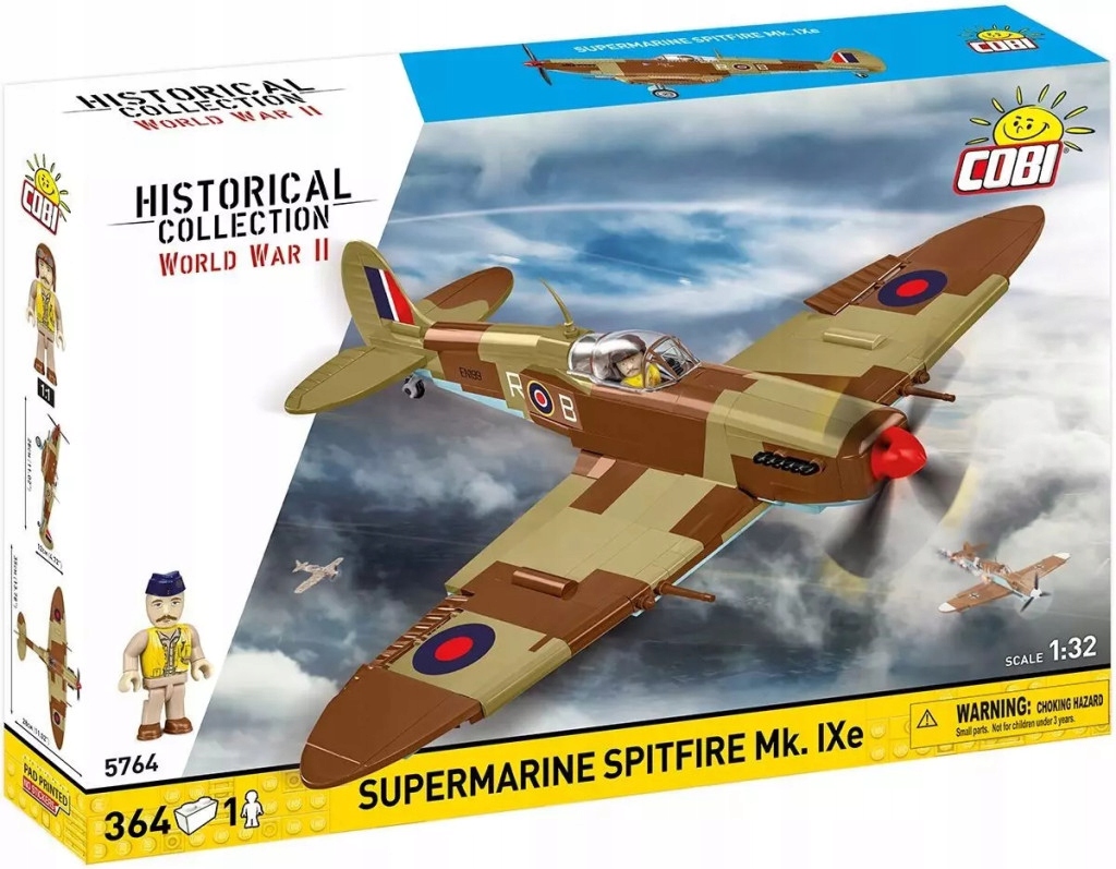 COBI 5764 Supermarine Spitfire Mk. IXe • Cena, Opinie - Allegro