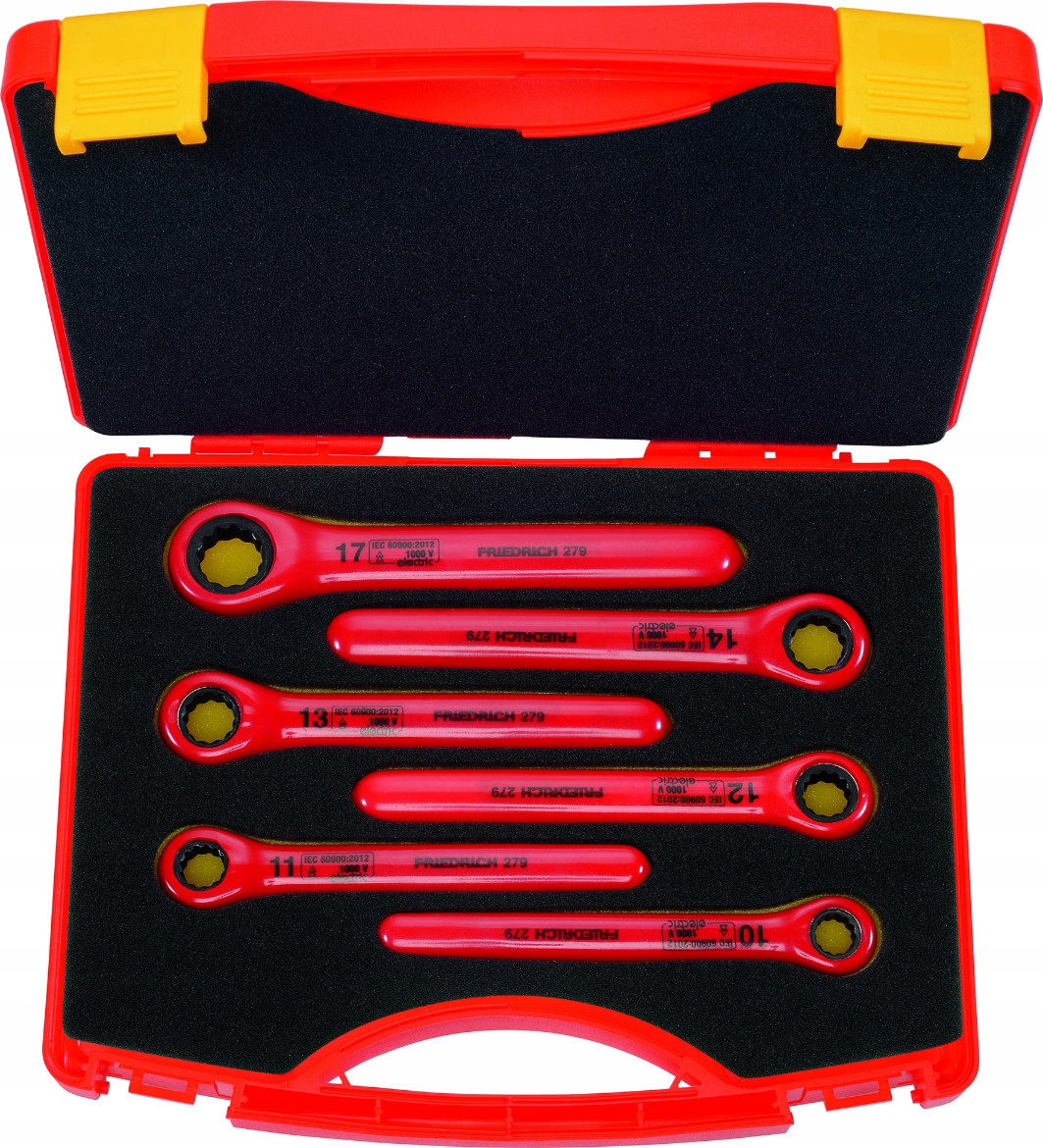 Sada izolovaných skrutkovačových kľúčov 10-11-12-13-14-17 Germany