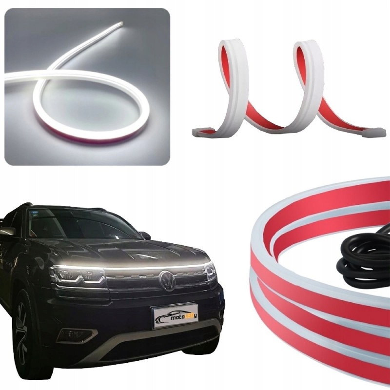 

Elastyczne światła pod maskę 180cm Drl Led 12V Wow