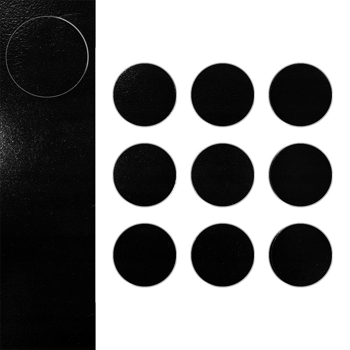 

Zaślepki Samoprzylepne Czarny Kolor fi20 Na Meble