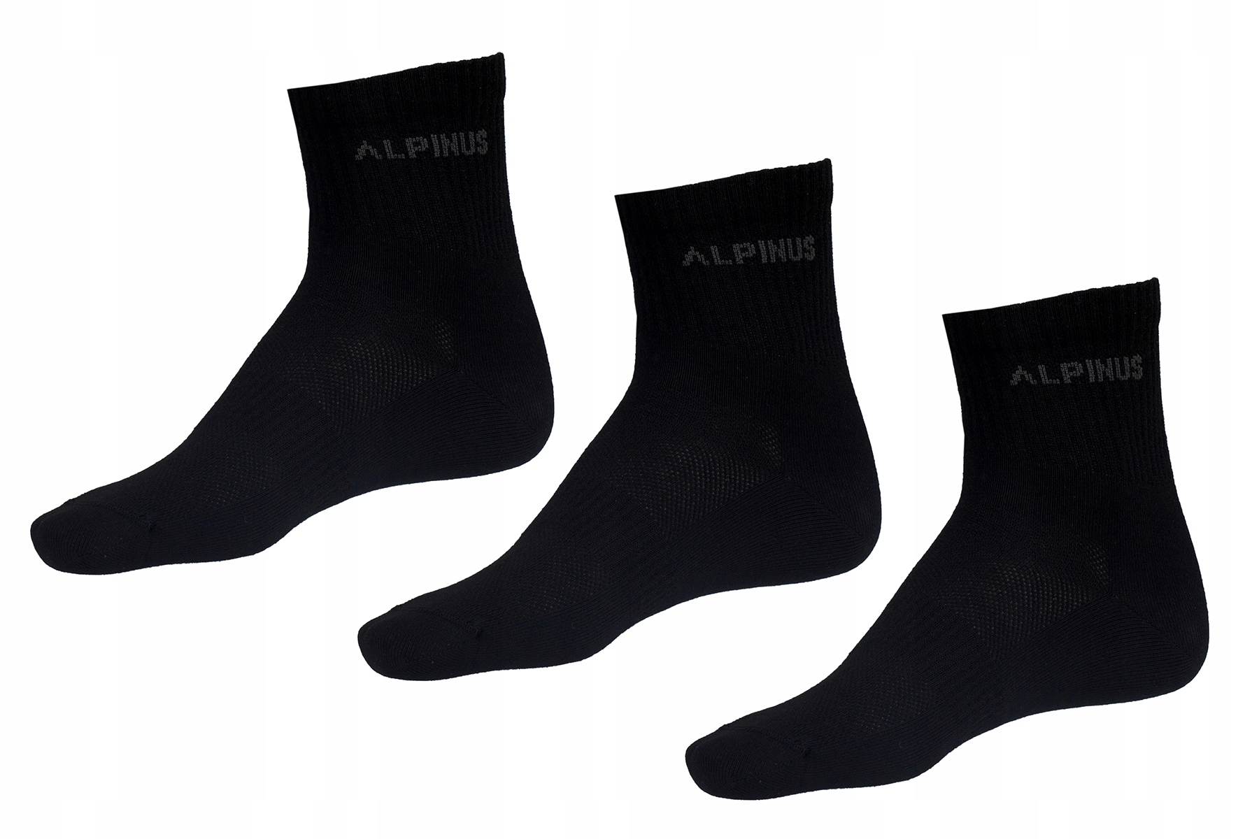 Skarpety Coolmax Trekking Alpinus Wysokie Outdoor Unisex 3 Pary roz. 35-38