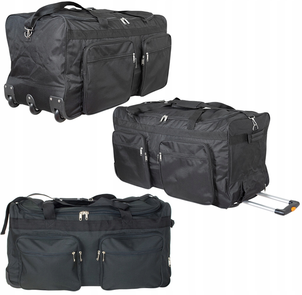 TORBA PODRÓŻNA NA 3 KÓŁKACH MONOPOL POJEMNA 115L Marka bez marki