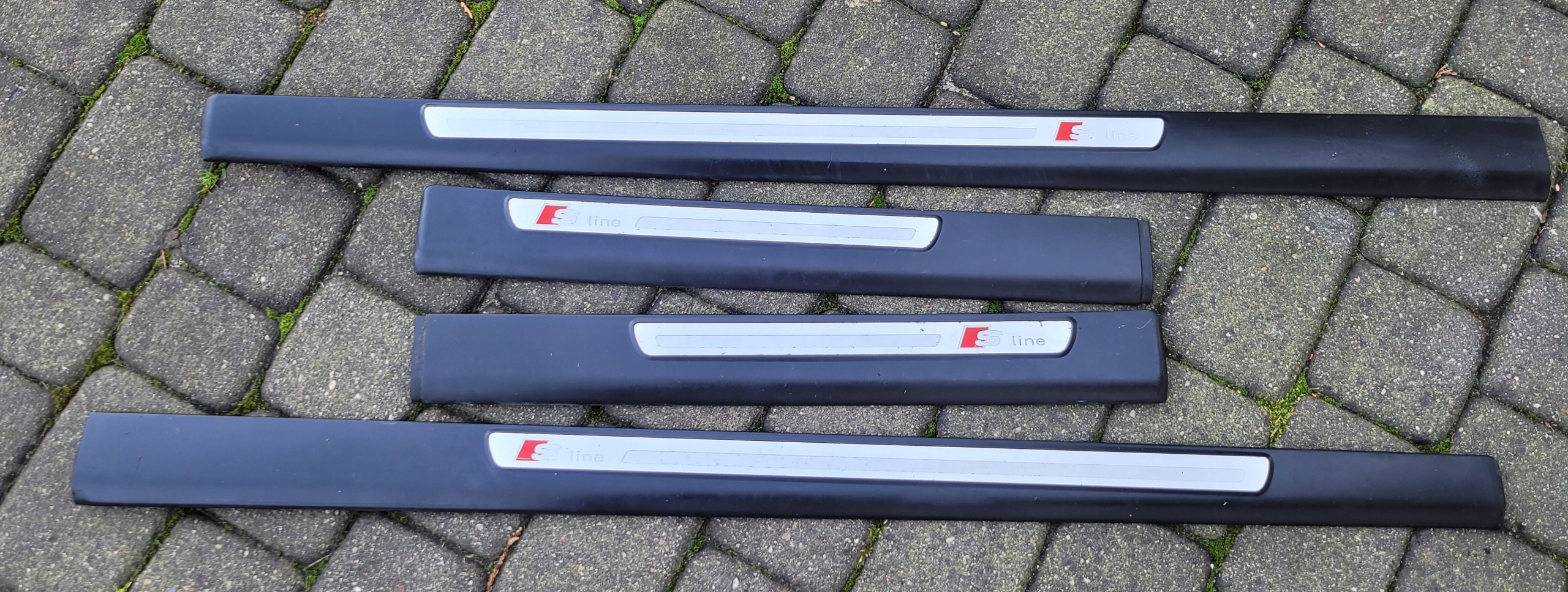 AUDI A6 C6 МОЛДИНГИ, НАКЛАДКИ ПОРОГА НАКЛАДКИ НИЗ S-LINE КОМПЛЕКТ