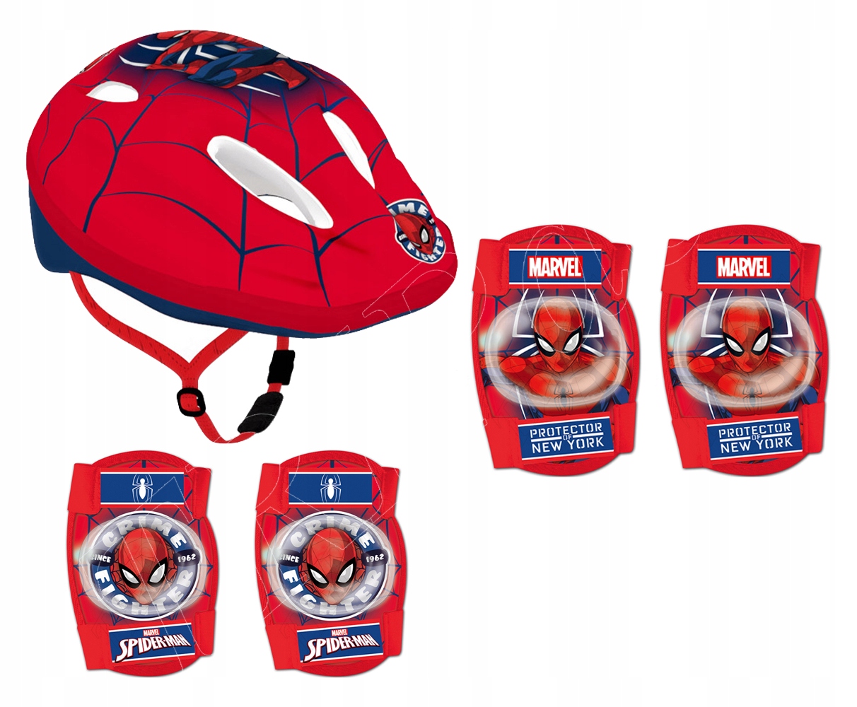 

4 x Ochraniacze Kask Rowerowy Spiderman