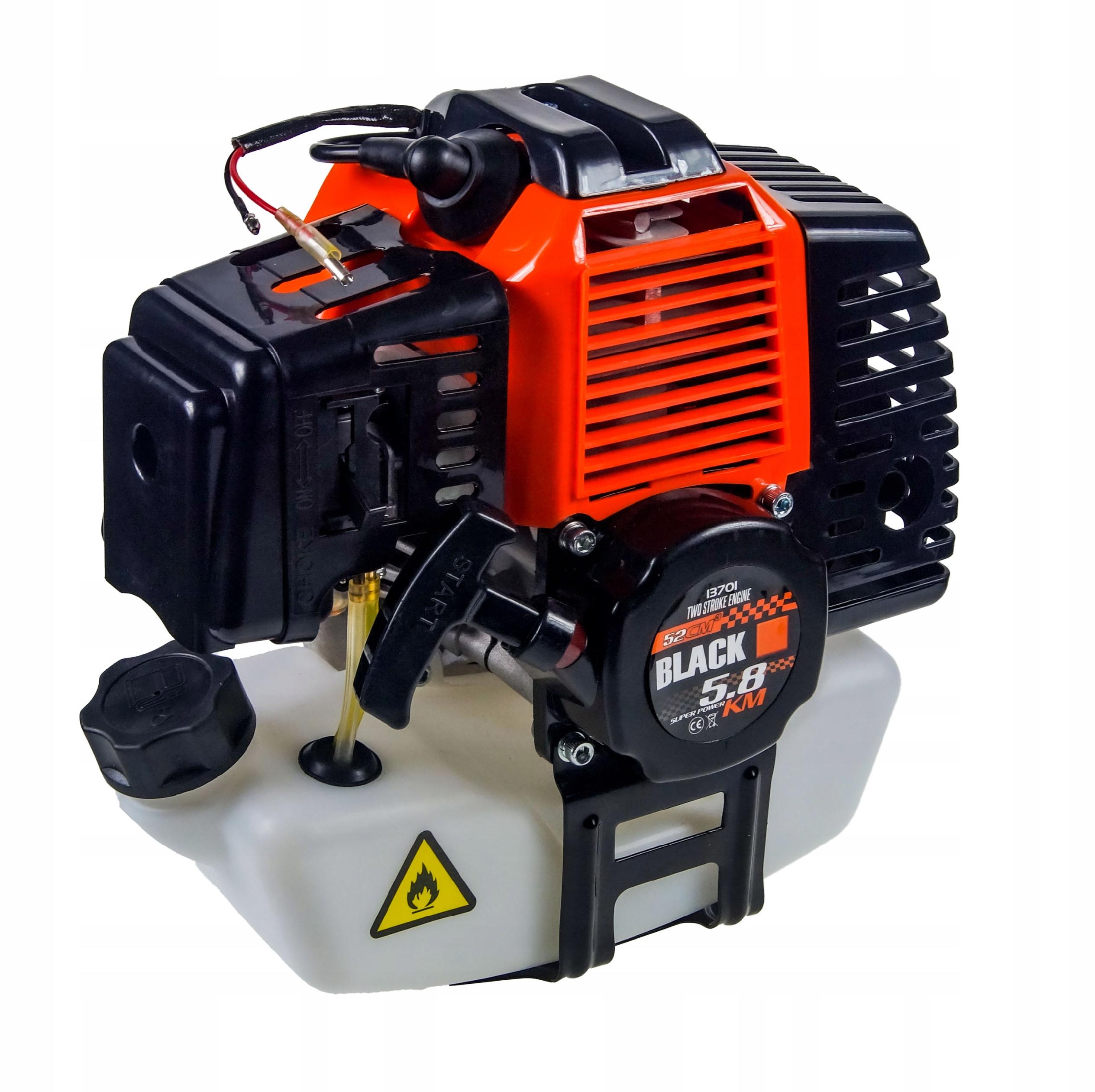 SILNIK SPALINOWY DWUSUWOWY DO PODKASZARKI 52CC 5,8 Marka Black