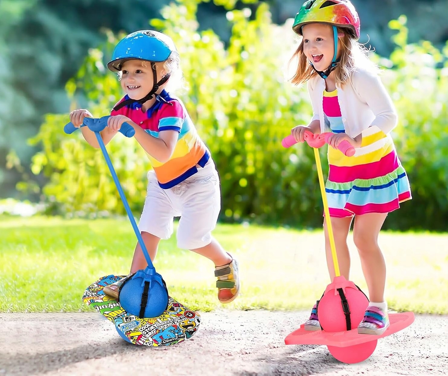 SKOCZEK DLA DZIECI POGO JUMPER RÓWNOWAGA RÓŻOWY Marka bez marki