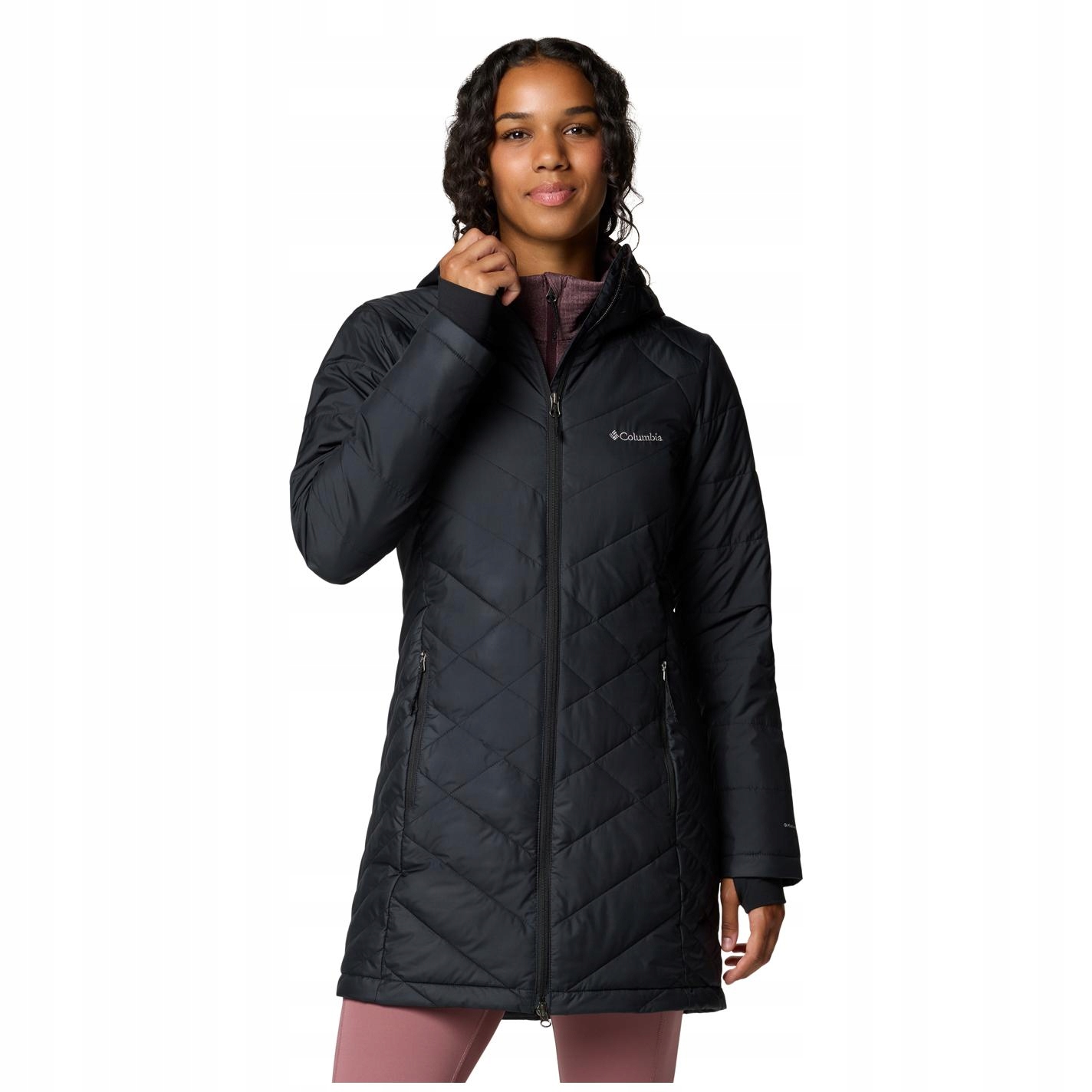 Dámská Zimní bunda prošívaná Heavenly Long Hooded