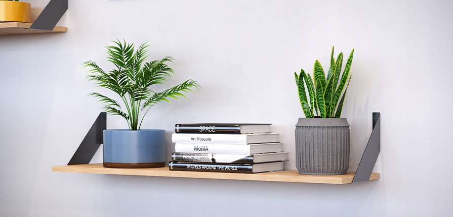 PÓŁKA WISZĄCA LOFT FLAT 80 CM DĄB OPCJE Kod producenta 19042021