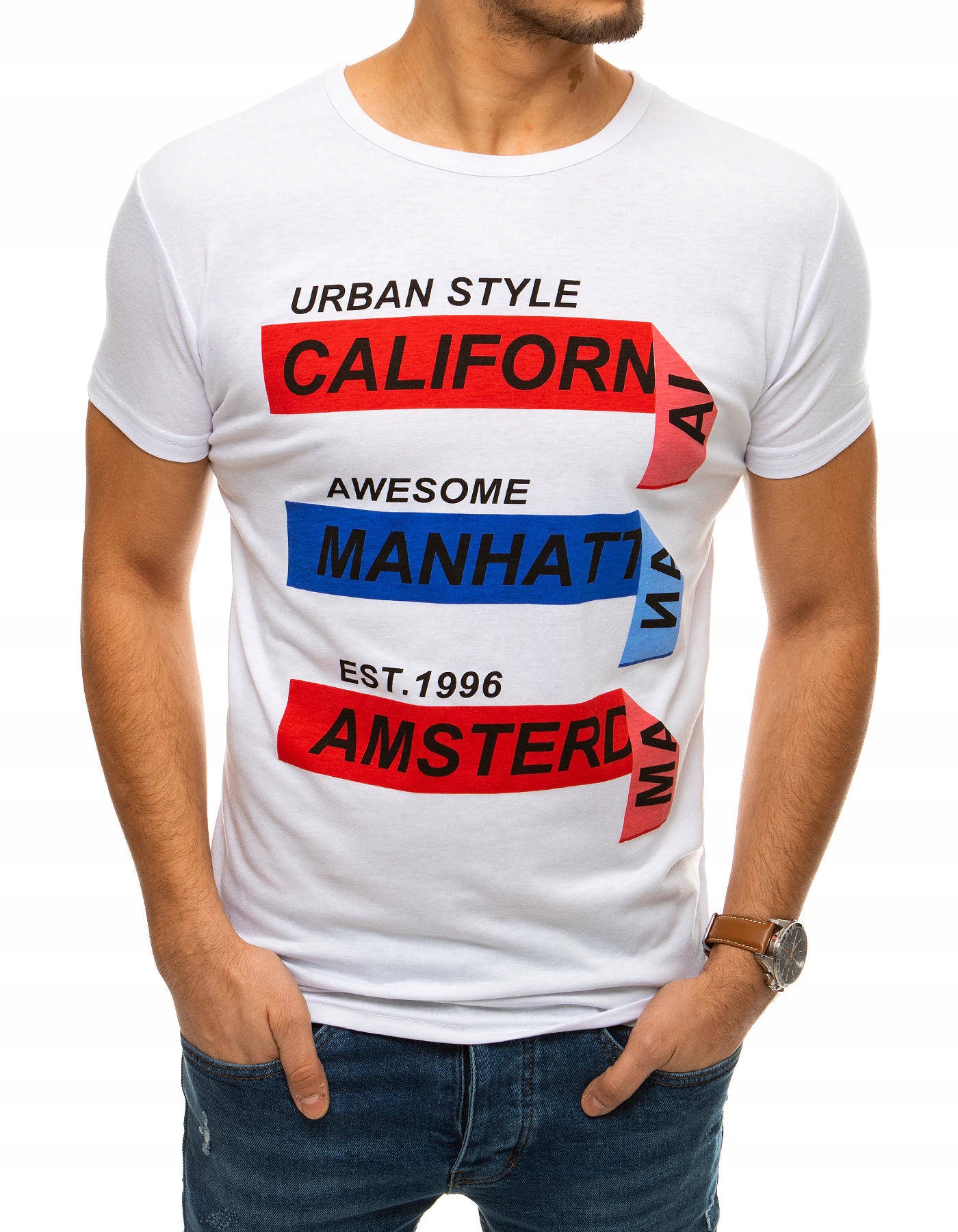 

Męska Koszulka T-shirt Z Nadrukiem rx4399 - XXL