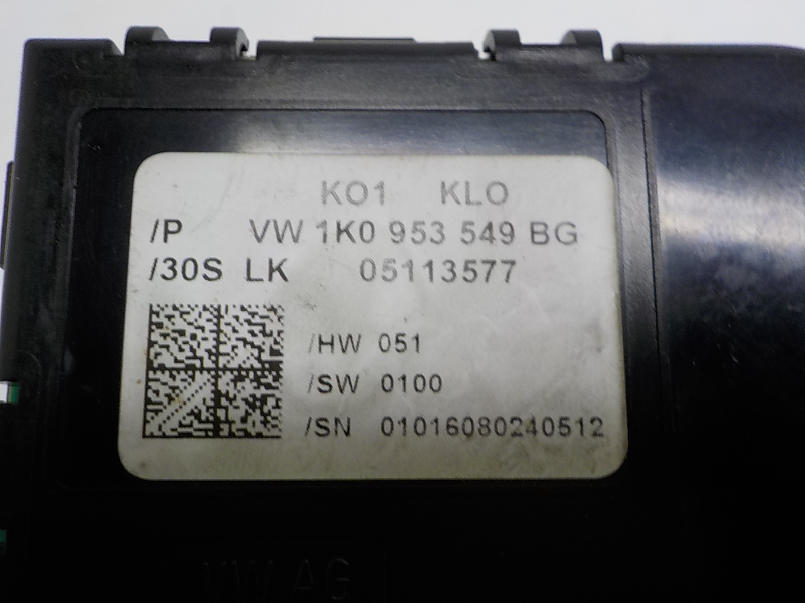 VW GOLF V AUDI SEAT SKODA sensor angle steering