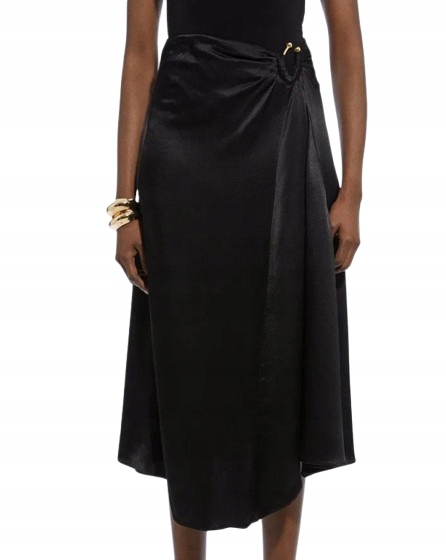Karen Millen Černá Sukně MIDI Petite 36 B1H
