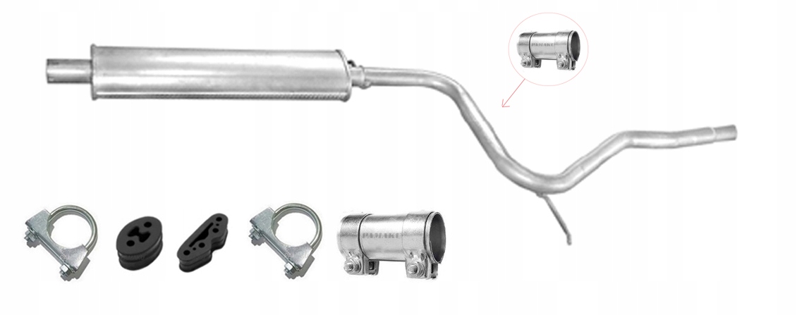 Fiat Palio 1.2 1.6 1.9D (1997-2003) Tlumič