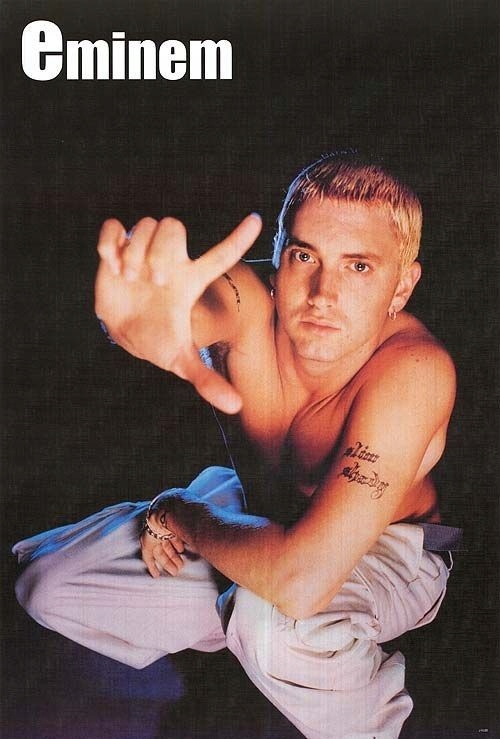 Plakat Eminem RAP GOD Vintage Retro 70x50 cm #1