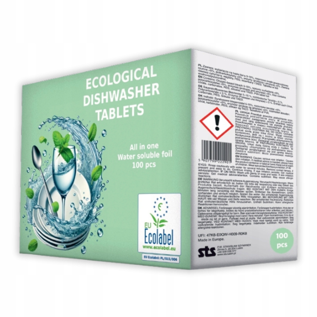 Levně Ekologické Tablety Do Myčky 100 ks Sts