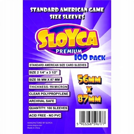 

Sloyca Koszulki American Premium 56x87 mm 100 szt.