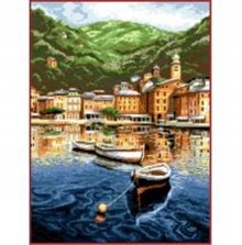 Kanva s potiskem sada (kanva, mulina)