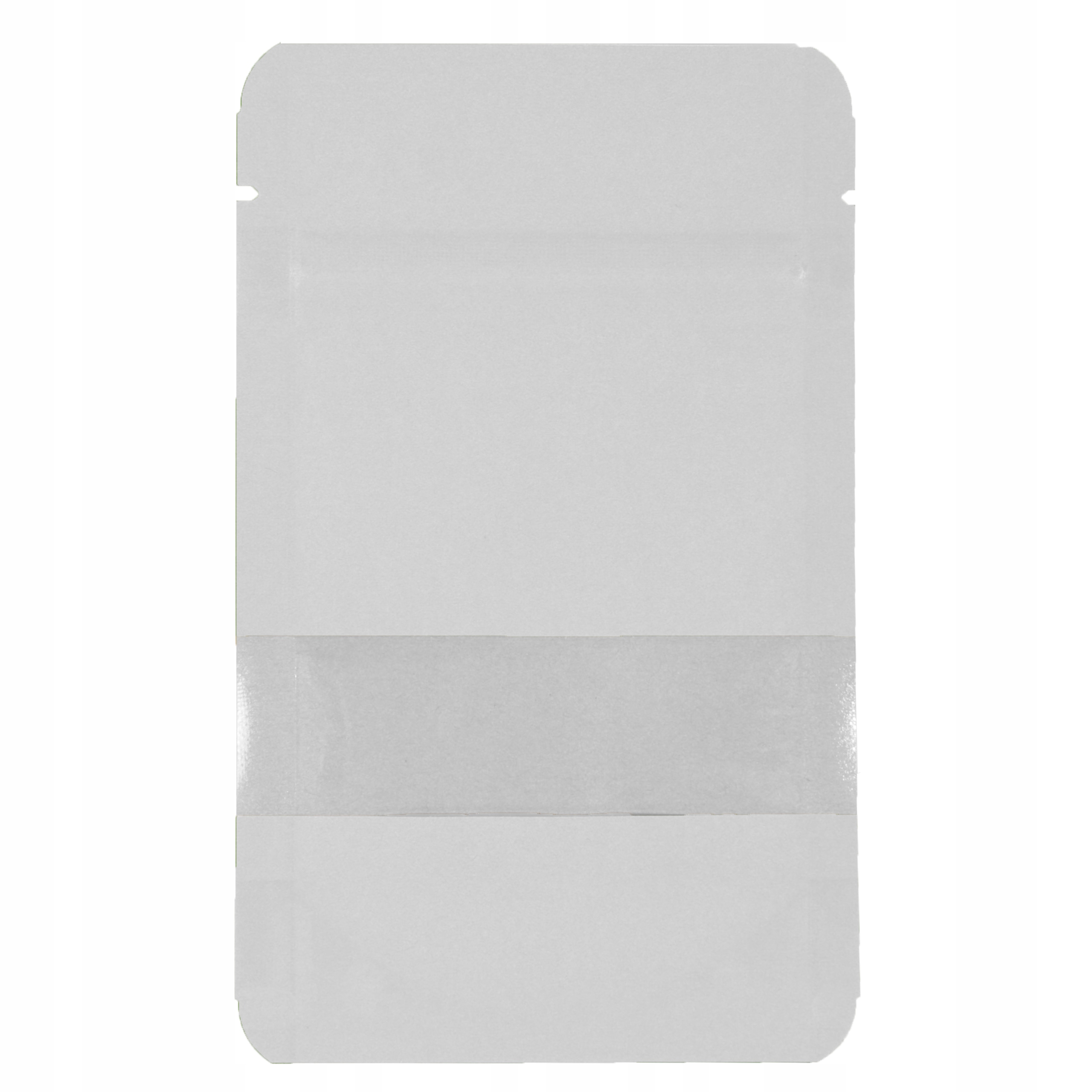 

Doypack ze struną 100ml Biały Matowy okno 100szt