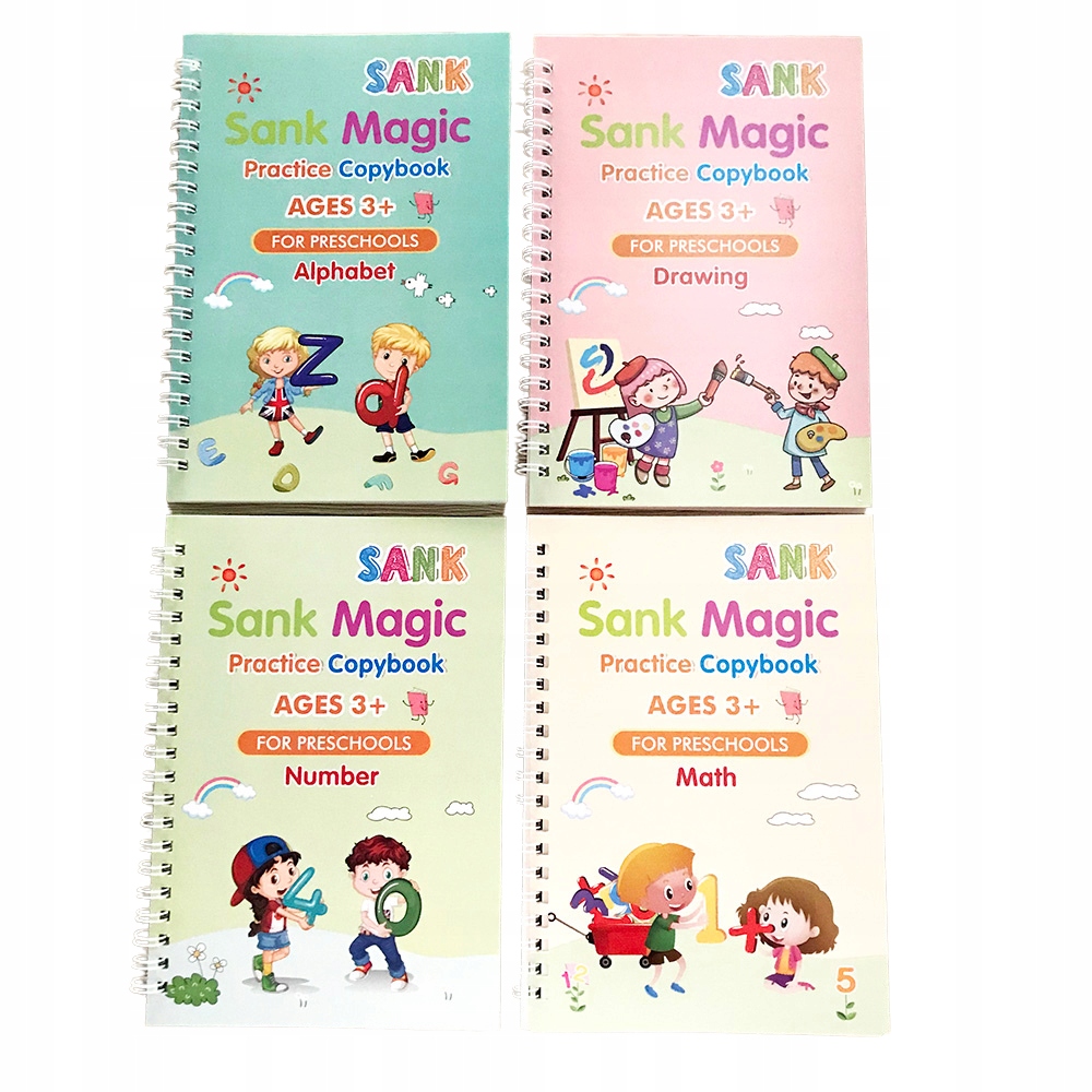 

Magiczne Książeczki Nauka Pisania Liczenia Zestaw