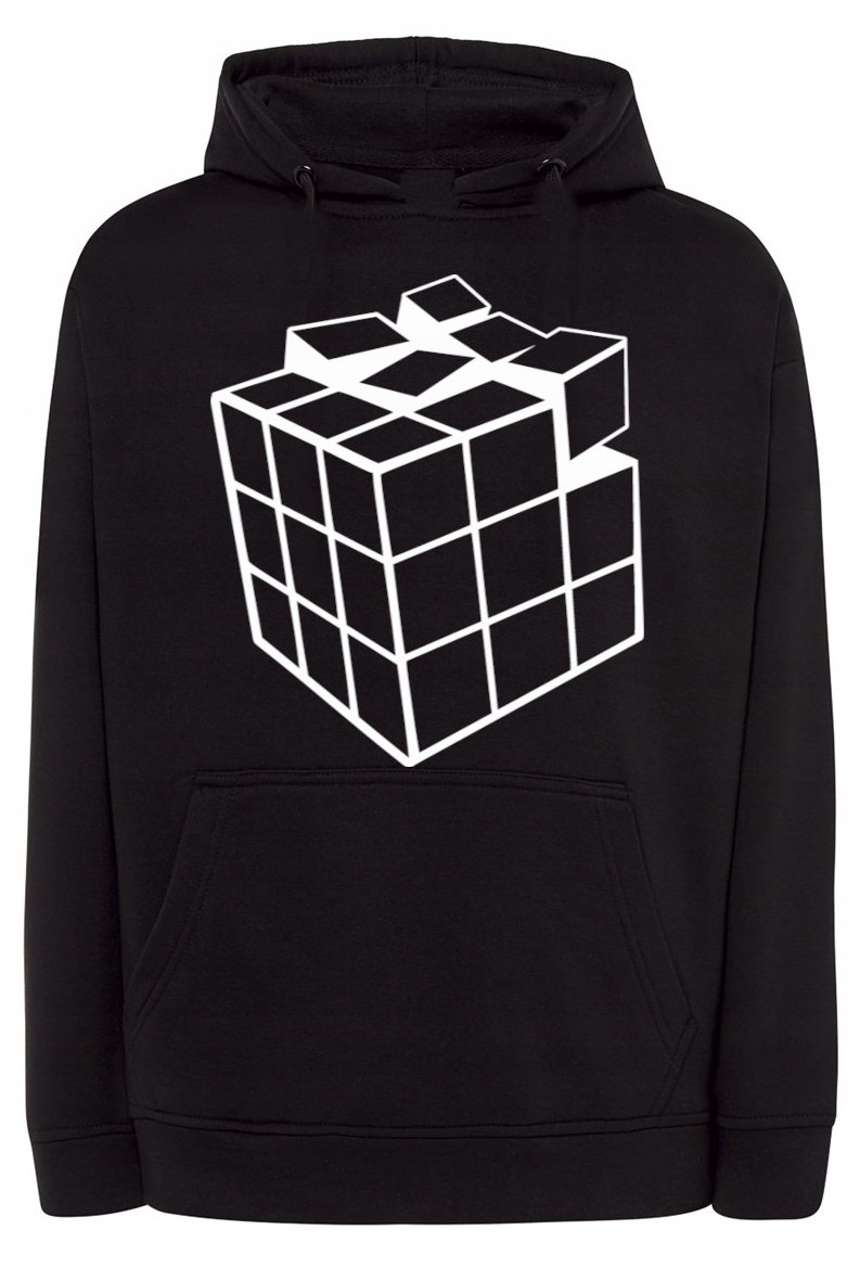 Pánská mikina s potiskem Rubikova kostka vel. M