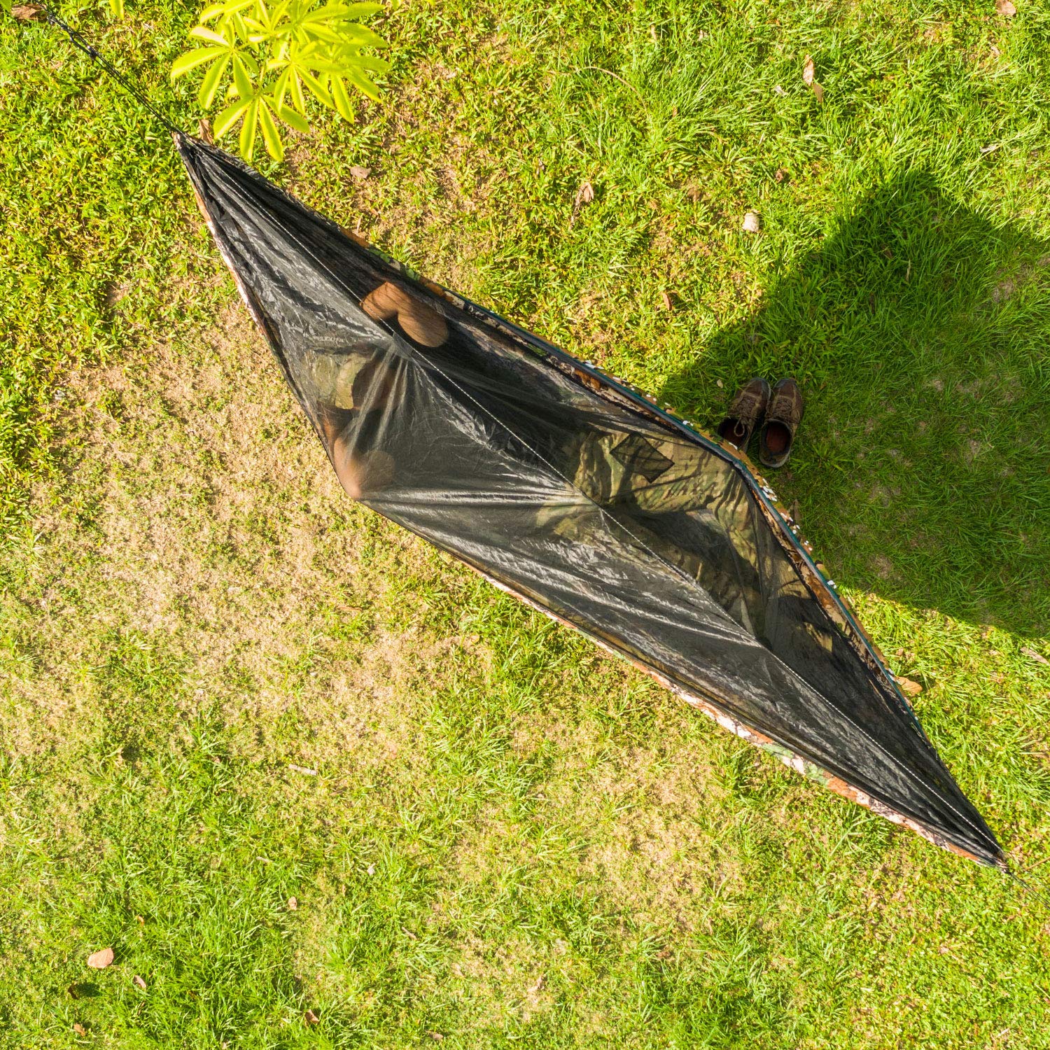 ONETIGRIS Hideout Mata Pod Hamak Ocieplacz Ultralekki 280x120cm Camo — miniatura 7