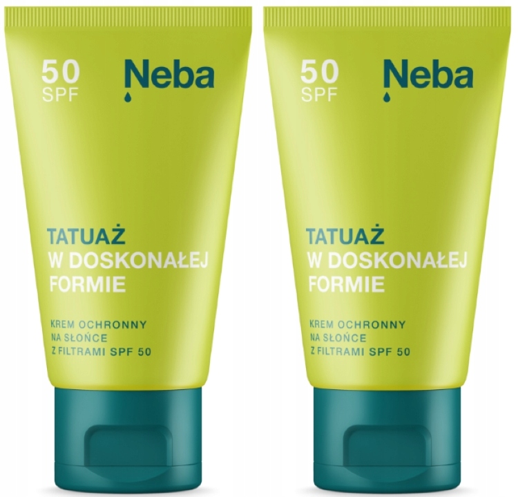 

Krem do Tatuażu na Słońce z Filtrem SPF50 Neba x 2