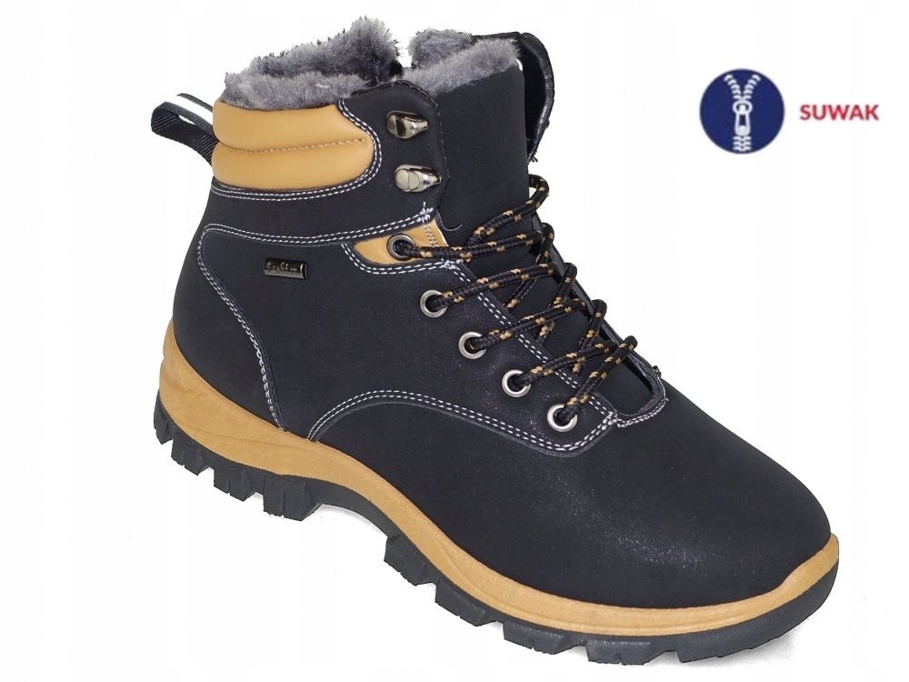 

Buty Zimowe Chłopięce Ciepłe Ocieplane Z Zamkiem