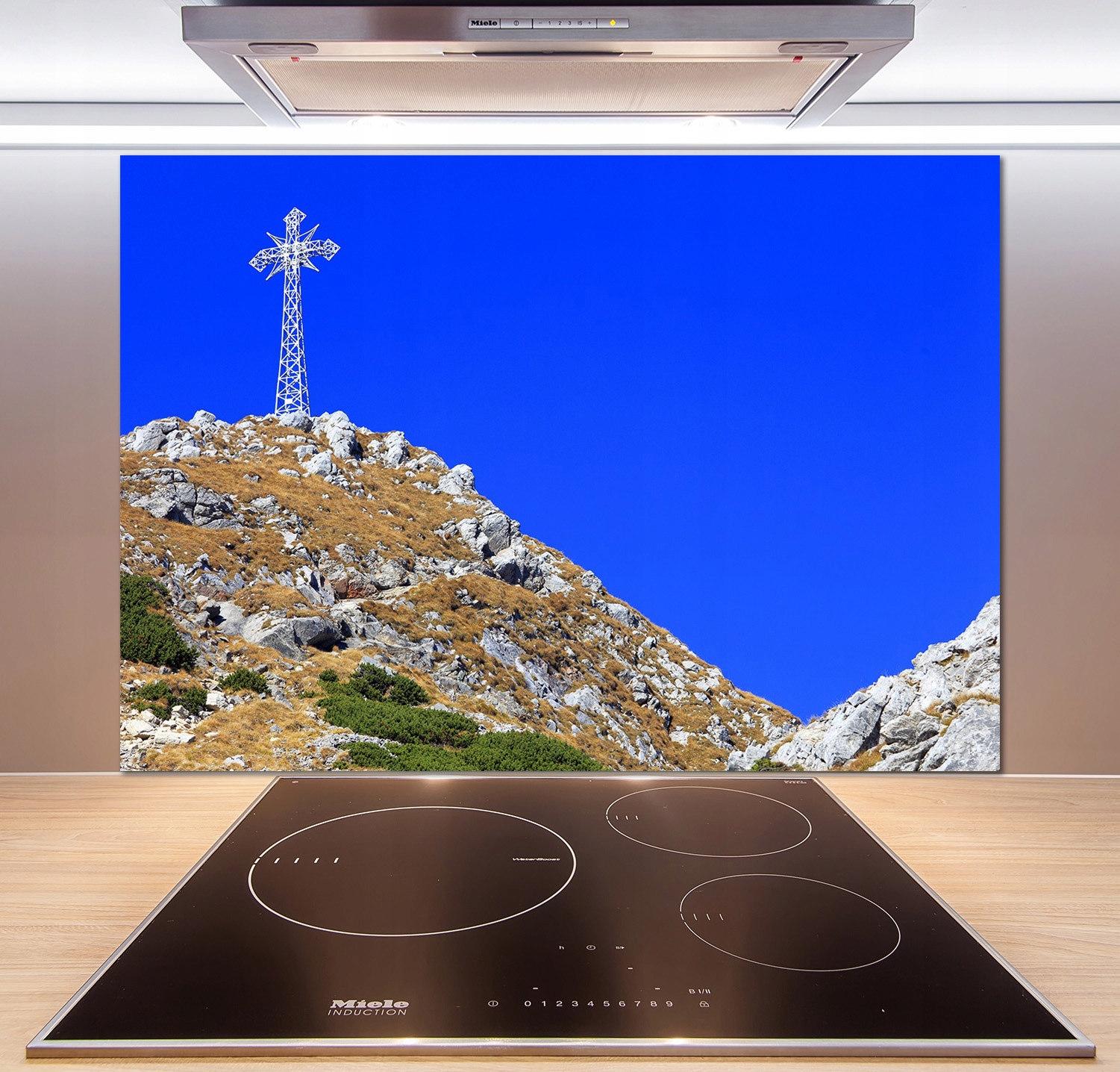 

Panel do kuchni Giewont Tatry 100x70 cm + Klej
