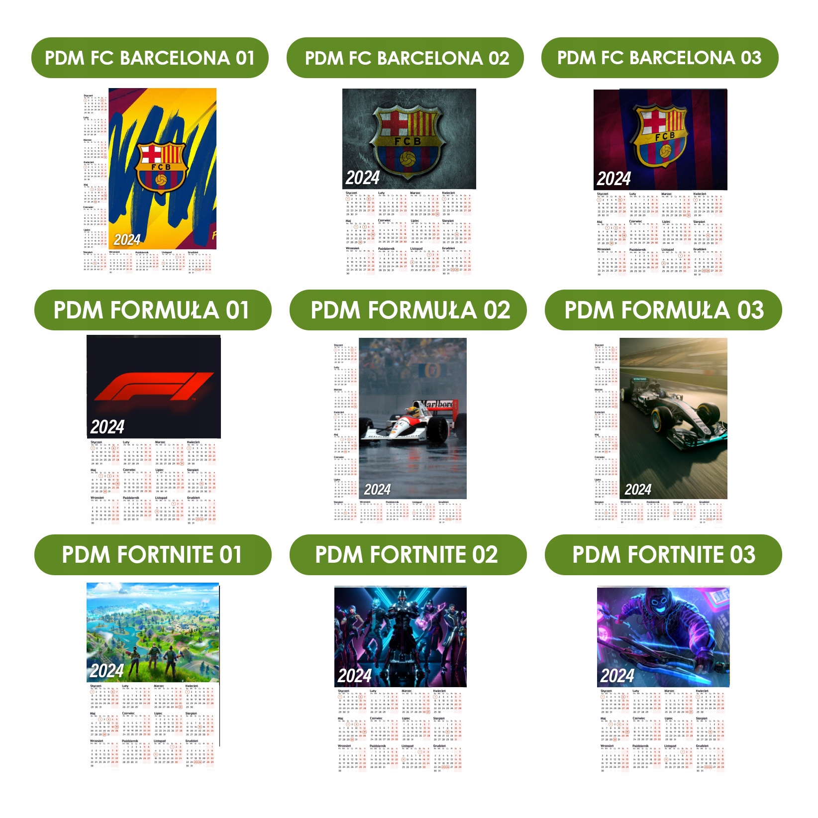 KALENDARZ PLAKATOWY A3 PDM NAGIE PANIE 05 2024 Rodzaj inny