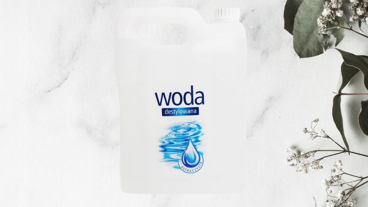 WODA DESTYLOWANA 5L CZYSTA ORYGINALNA KAMIX PRO Stan opakowania oryginalne