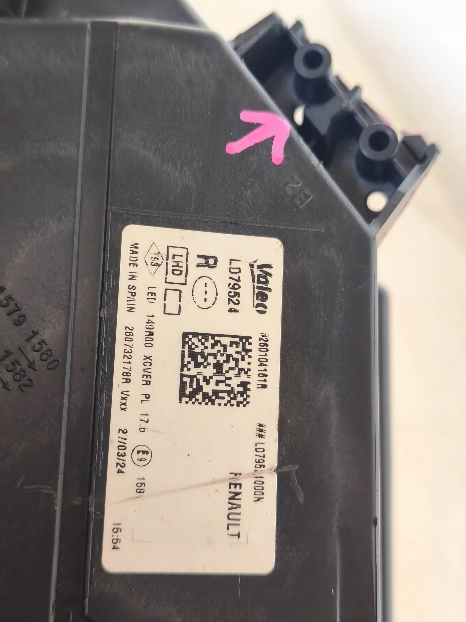 renault RAFALE фара правая led 260732178R