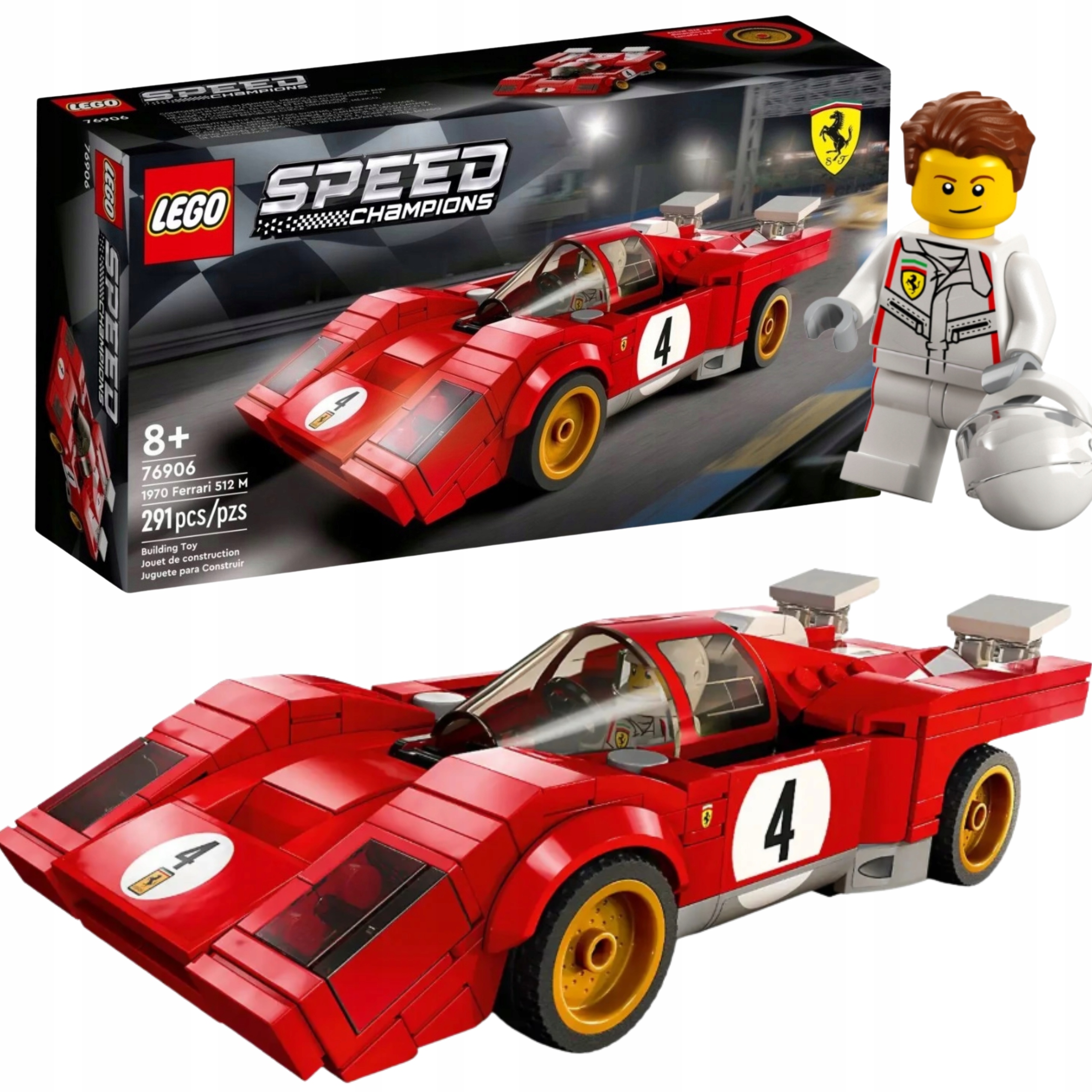Lego Speed Champions Ferrari 512 Zestaw Klocków Premium Święta