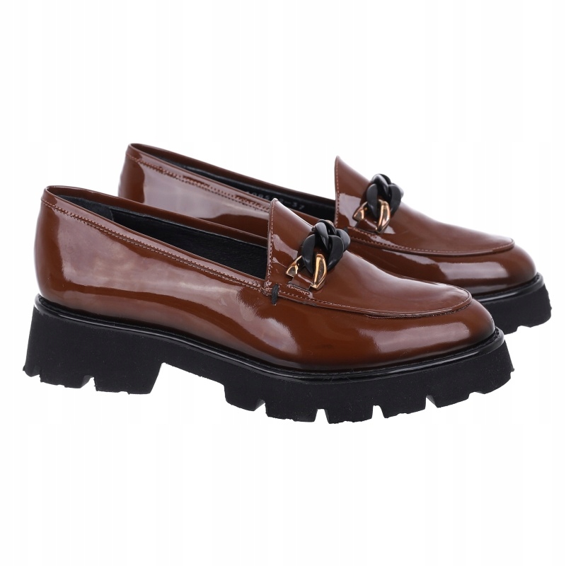 Mokasíny Bombonella 8T-108592 Dark Tan VEL.38