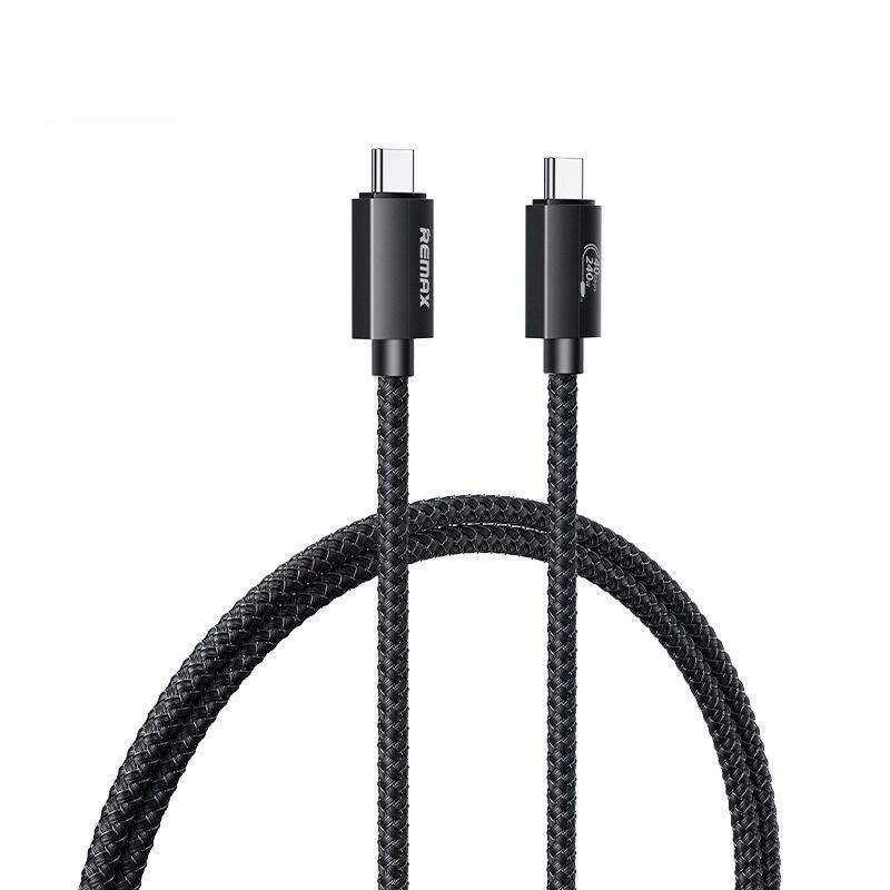 Remax Usb C Usb 4 0 Kabel Przewód Do Telefon Laptop 1M Szybka Transmisja
