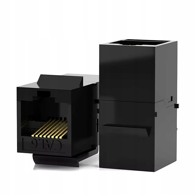 12 x Spojka Síťových Kabelů RJ45 Sud Keystone CAT.6 Prodlužovací Lan