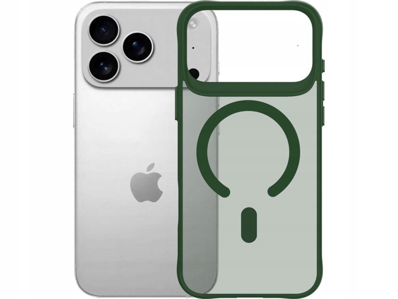 Etui 3MK Colorfull Guardx MagCase do Apple iPhone 17 Pro Ciemnozielony