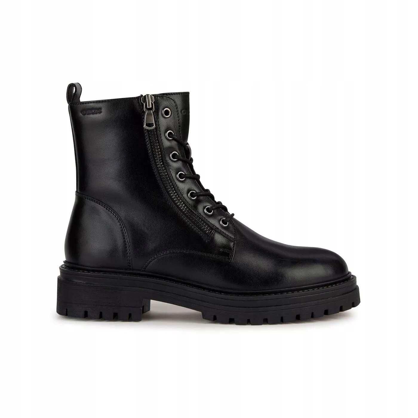 Geox Černé Kotníkové Boty Na Podrážce, Kostka 38 6DA
