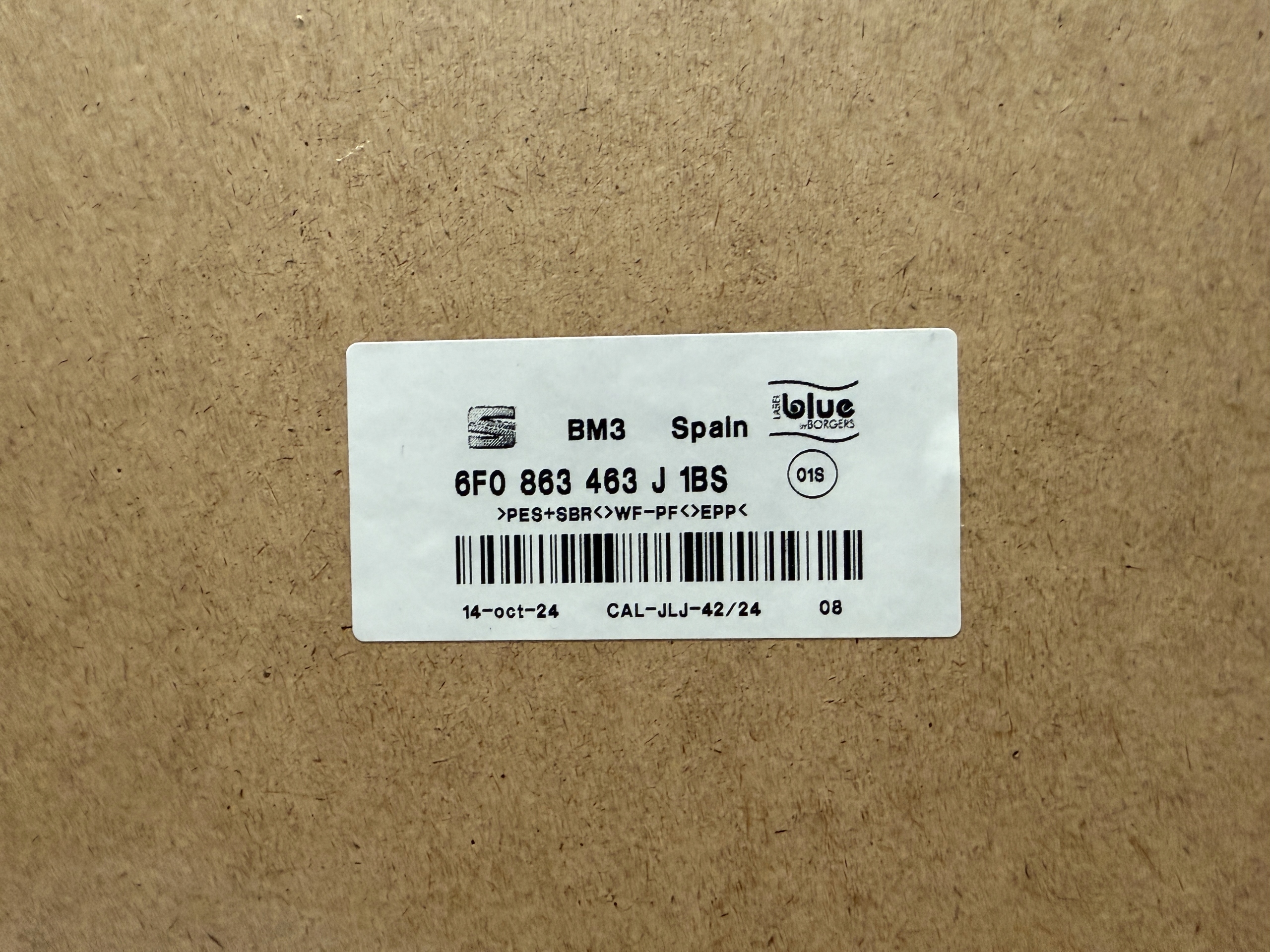 SEAT IBIZA V 6F0 floor boot 6F0863463J