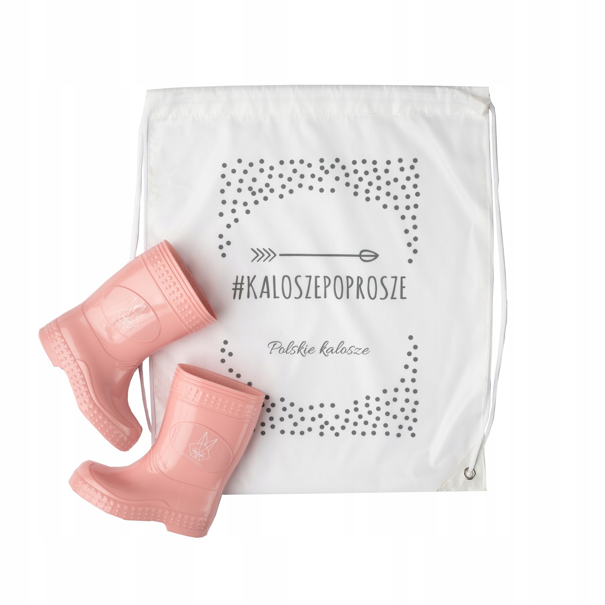 Kalosze Poprosze Pastelowy róż 25/26 Kolor fioletowy