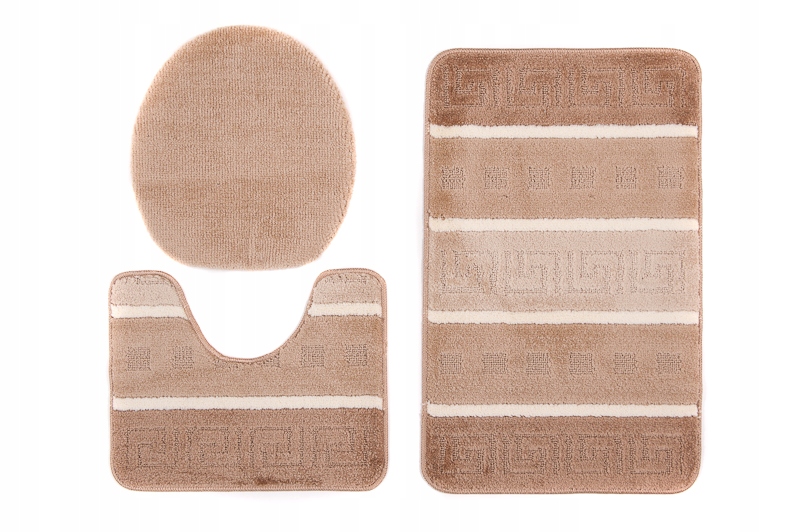 

Dywaniki Łazienkowe 3 El. Antypośligowe Grube