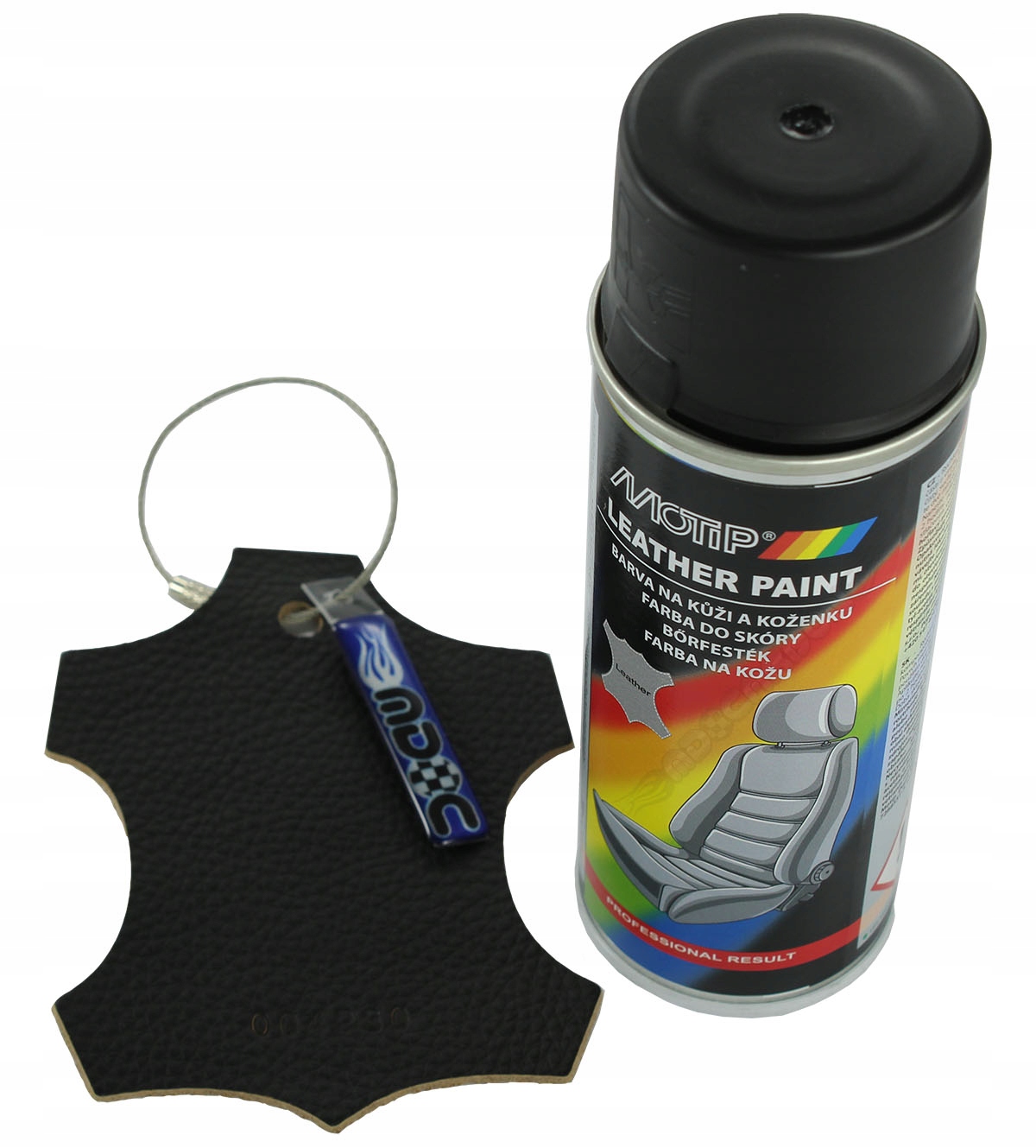 Farba do skóry Vinylu Motip Leather Paint 200 ml czarna