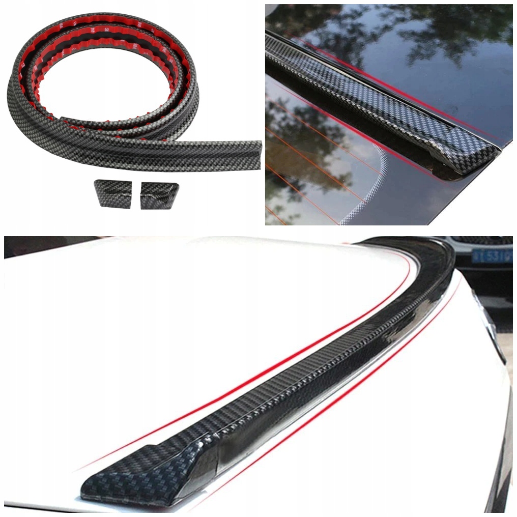 LOTKA UNIWERSALNA NA KLAPĘ SPOJLER 150CM 3M CARBON