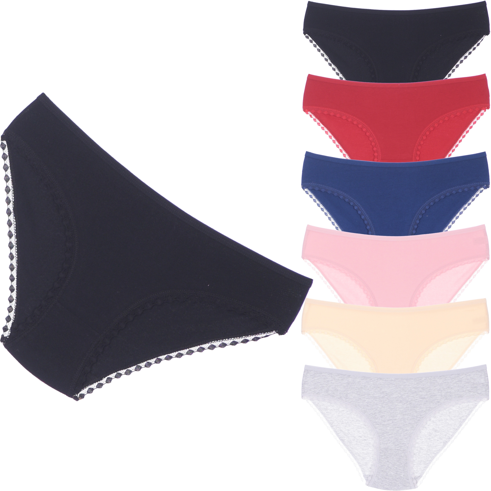 

Komplet Majtki Figi damskie Bawełniane Orirose