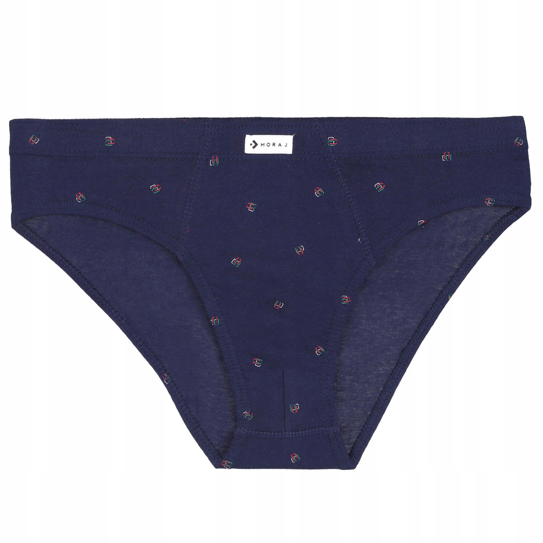 Slipy męskie 100% bawełna MORAJ 3-PAK - M Model BMM181