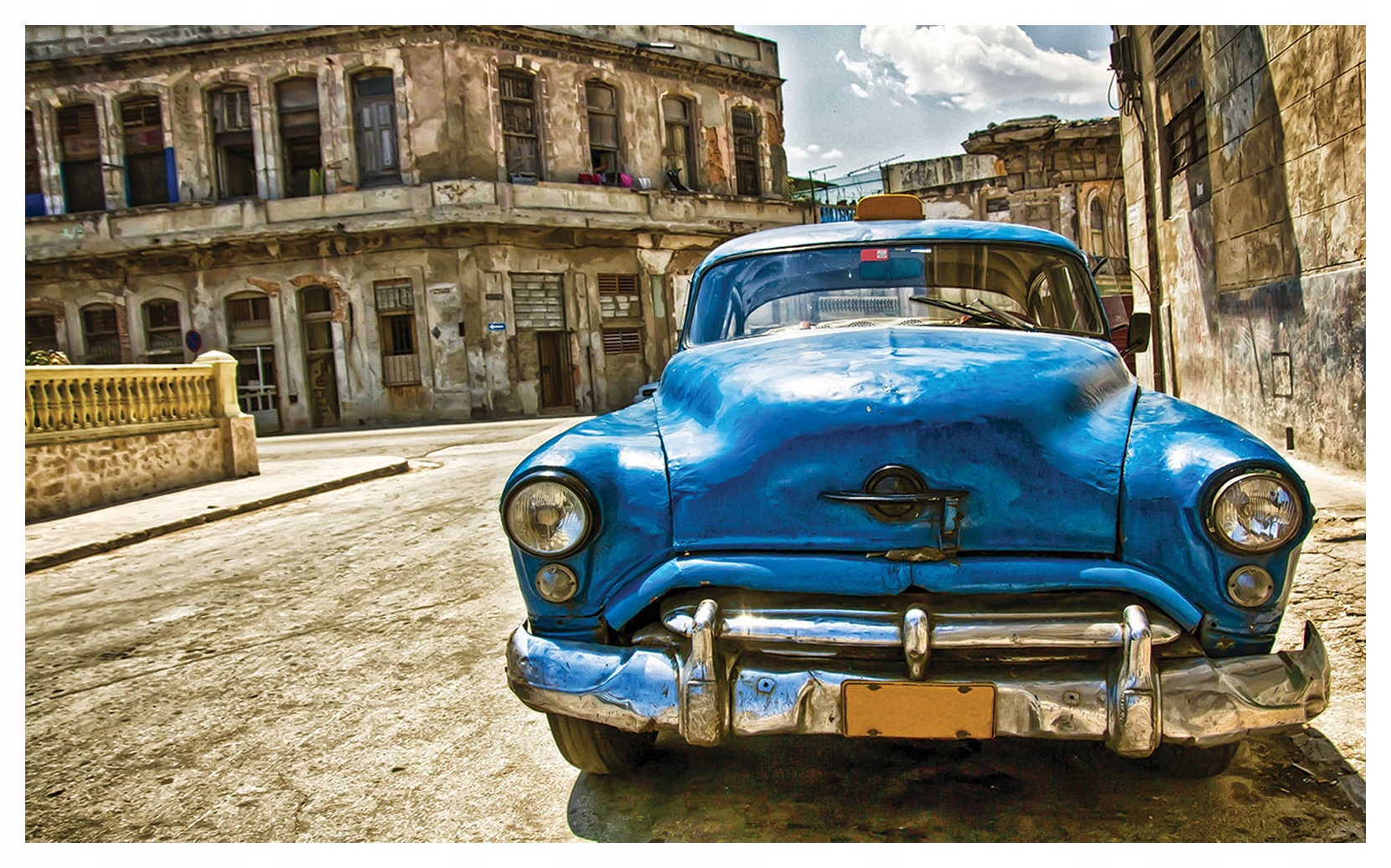 Vliesová fototapeta Havana Retro auto Kuba na stenu 312x219 lepidlo