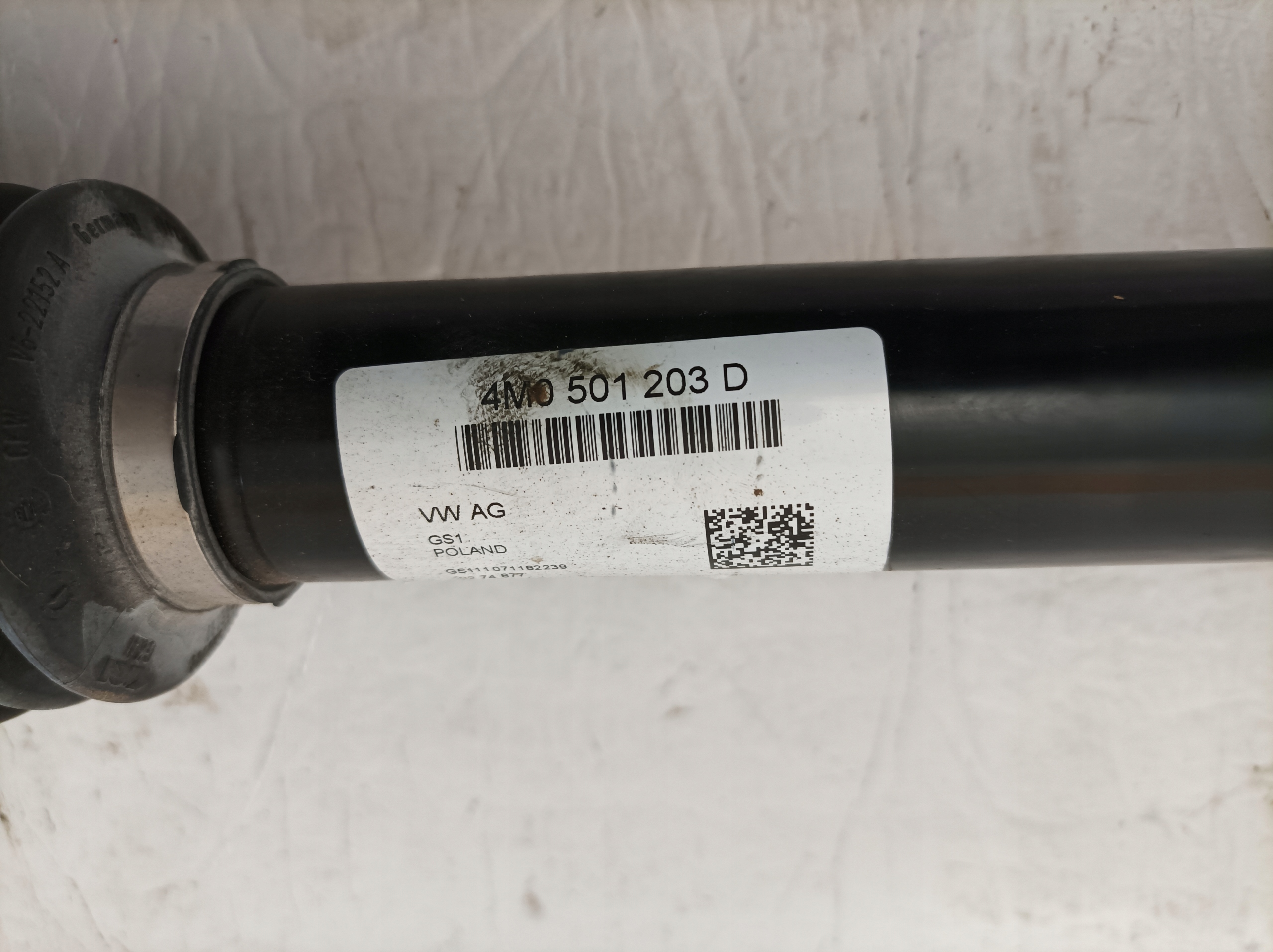 AUDI Q8 4M semi-axis rear part 4M0501203D